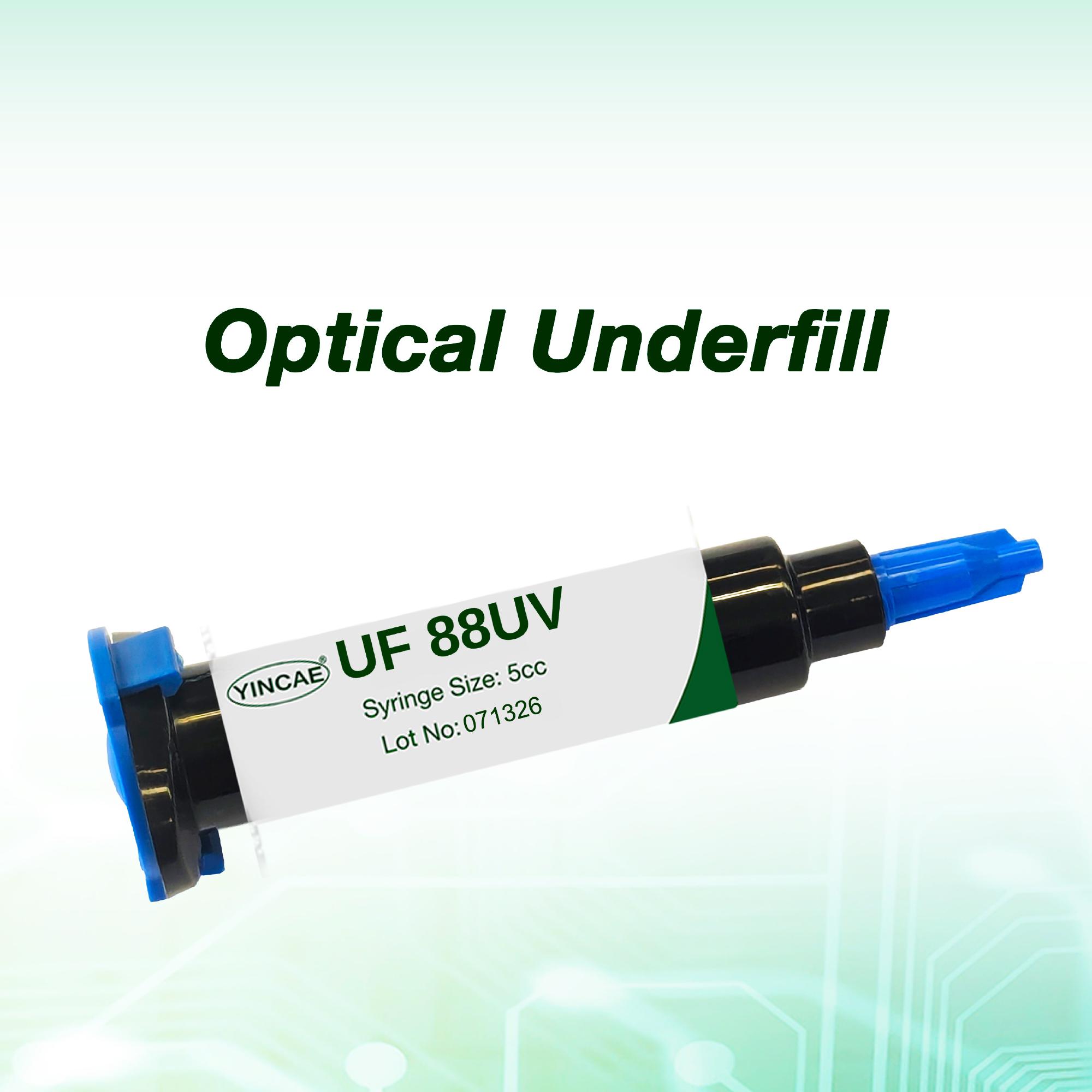 YINCAE 推出创新型 UF 88UV 光学底部填充胶 ——客户竞品评估后的最佳选择